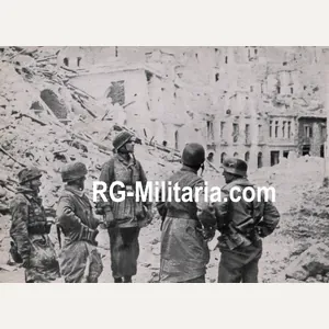 Original WW2 German Bilderdienst Press Photo - Fallschirmjäger at the …