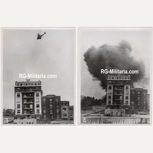 Original WW2 German Press Photo - Crash of an British …