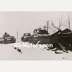 Original WW2 German Press Photo - Destroyed Russian KV-1 Panzer …