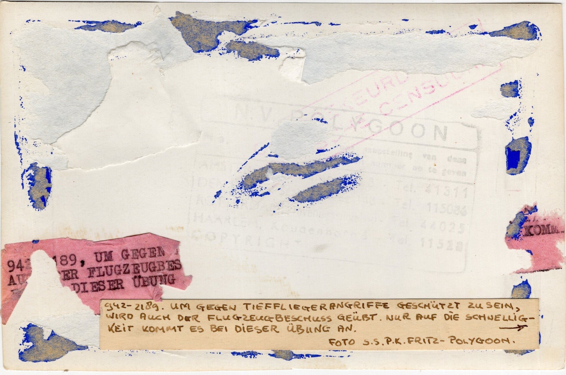 Original WW2 Dutch Waffen SS Photo - Dutch SS Regiment Westland soldiers training with an MG34 machine gun — image 2