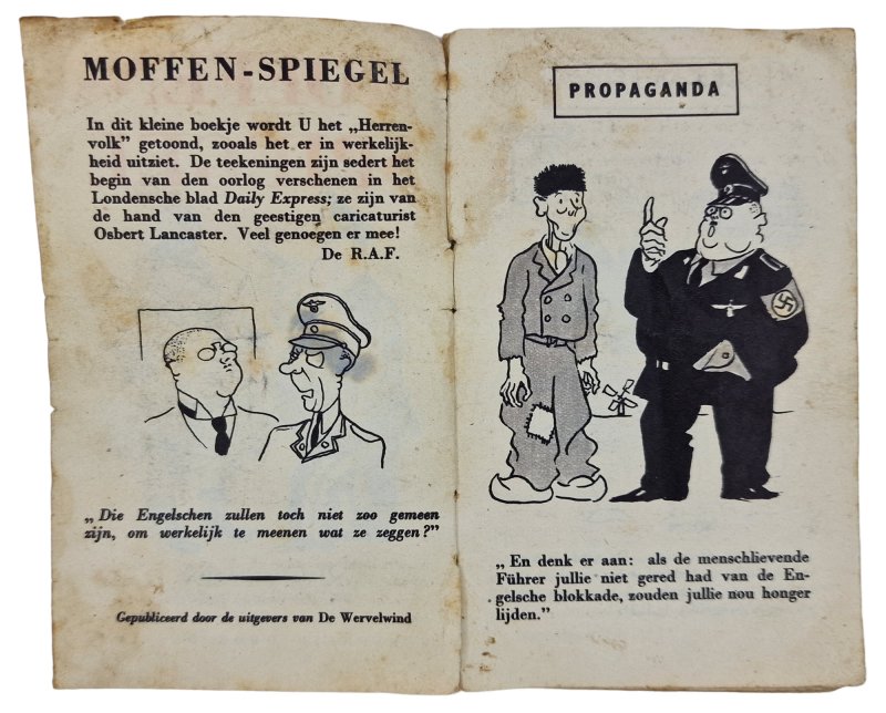Original WW2 Dutch Leaflet - H 19 Moffenspiegel (1942) — image 2