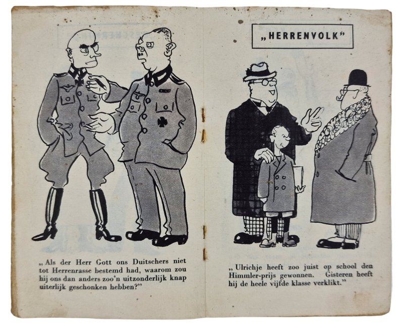 Original WW2 Dutch Leaflet - H 19 Moffenspiegel (1942) — image 3