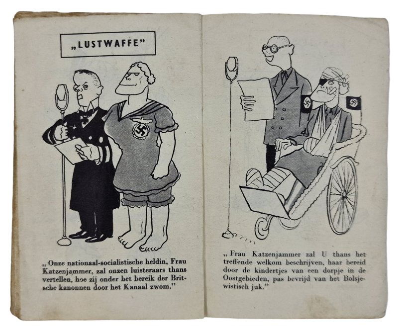 Original WW2 Dutch Leaflet - H 19 Moffenspiegel (1942) — image 4