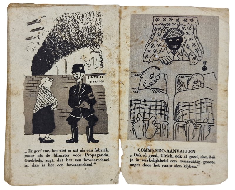 Original WW2 Dutch Leaflet - H 19 Moffenspiegel (1942) — image 5