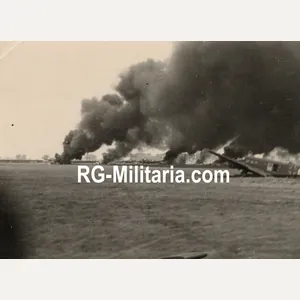 Original WW2 German Photo - Crashed and landed Junkers JU …