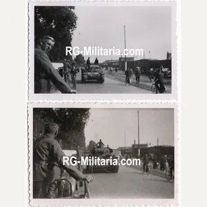 Original WW2 German Photo - German Panzer tank near Rotterdam, …