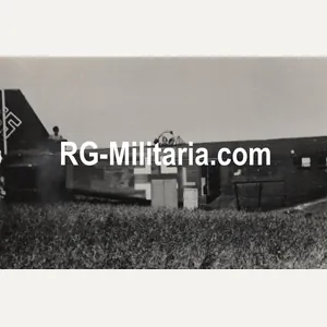 Original WW2 German Photo - Crash landed Junkers JU 52 …
