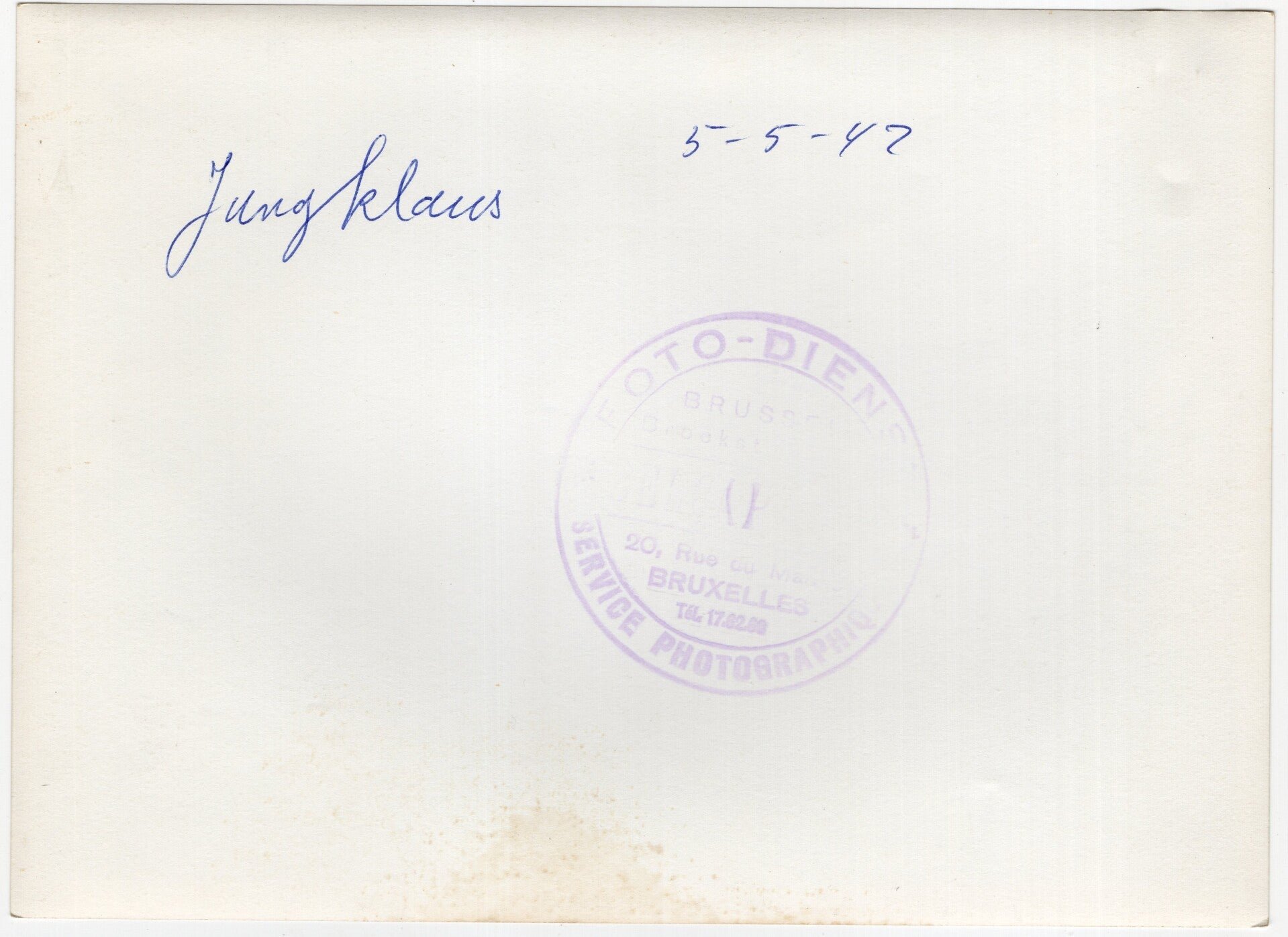 Original WW2 Belgian Waffen SS Press Photo - Hans Albert von Lettow-Vorbeck, Staf de Clercq, and Richard Jungclaus (1942) — image 2