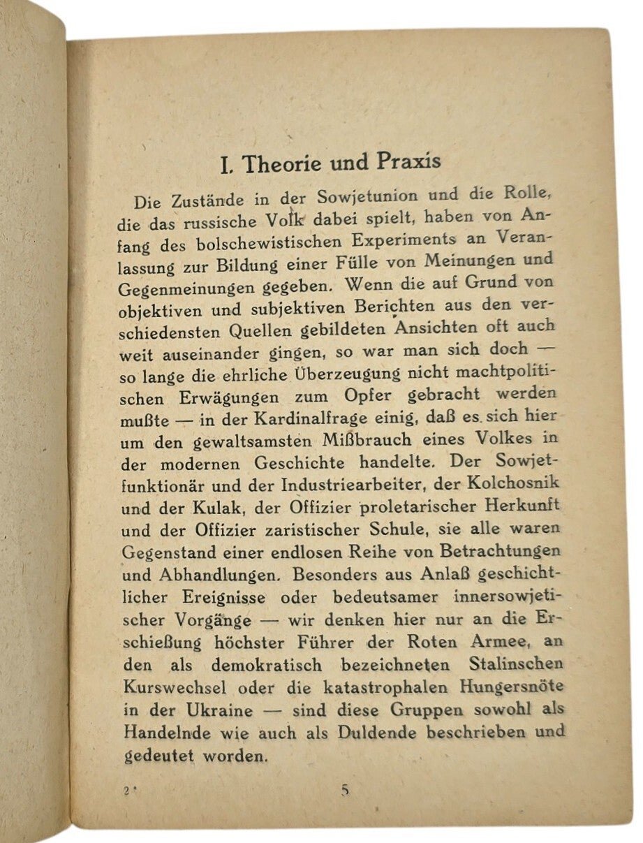 Original WW2 German Waffen SS Brochure - Der Sowjetische Soldat, Der Reichsführer SS, SS-Hauptamt — image 4