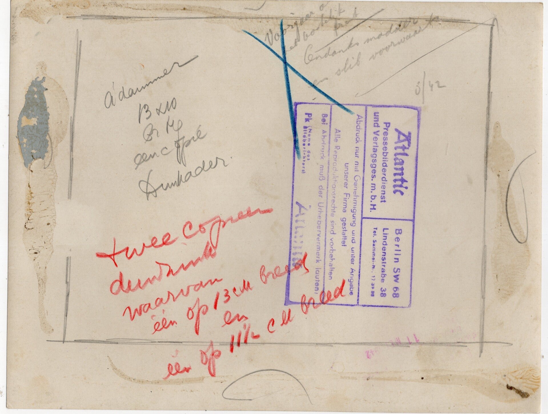 Original WW2 German Press Photo - German modified Panzer 38 (?) Tank, Eastern Front (1942) — image 2