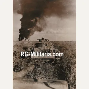 Original WW2 German Press Photo - German Panzer III Tank …