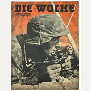 Original WW2 German Magazine - Die Woche No. 41, SS …