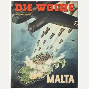 Original WW2 German Magazine - Die Woche No. 5, Luftwaffe …