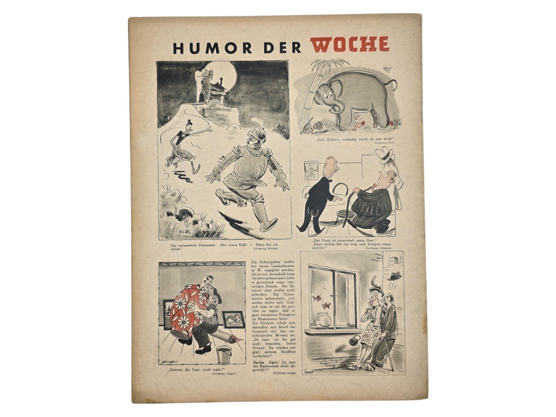 Original WW2 German Magazine - Die Woche No. 33, Panzer (1942) — image 3