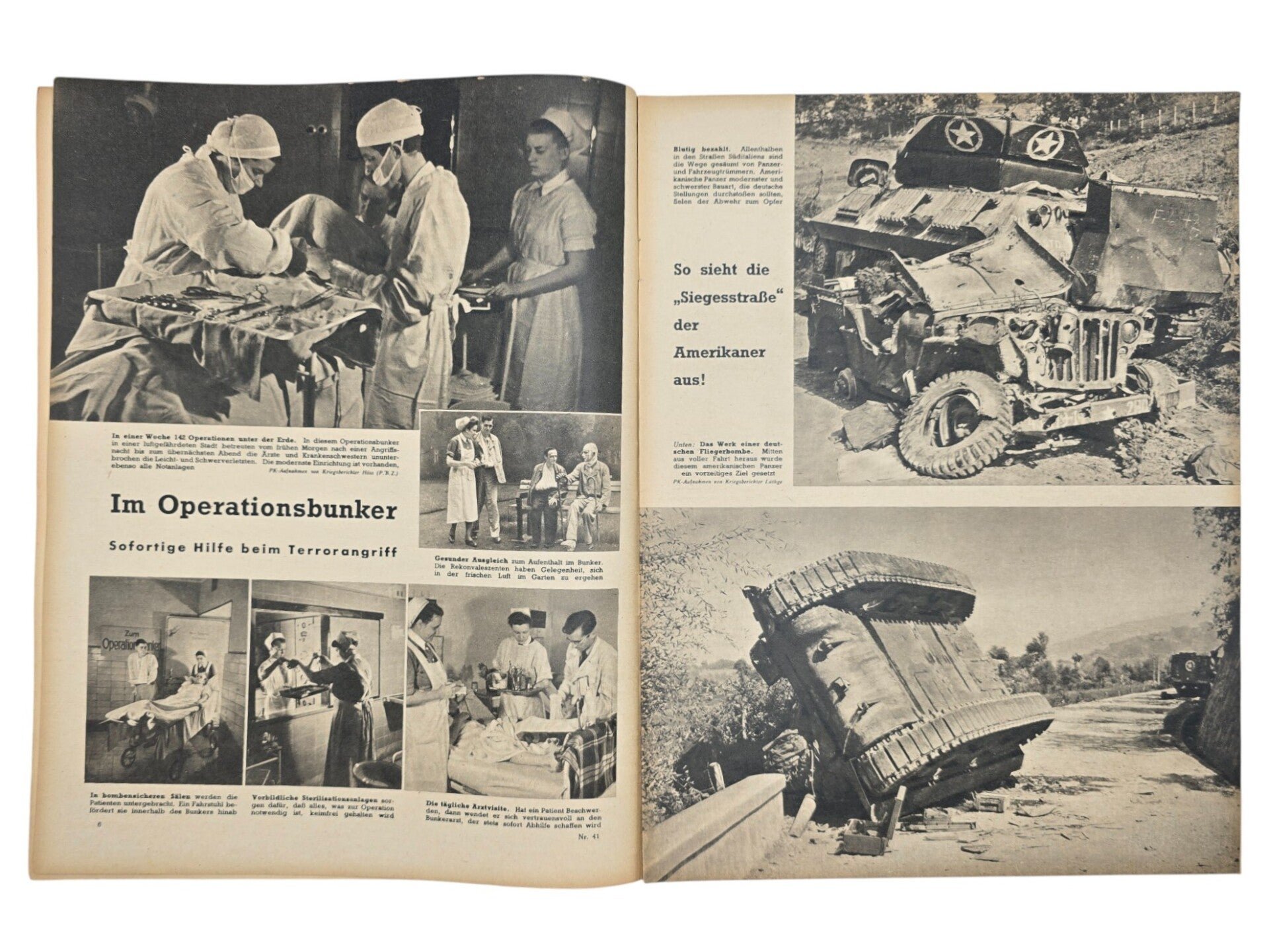 Original WW2 German Magazine - Die Woche No. 41, Fallschirmjäger (1943) — image 3