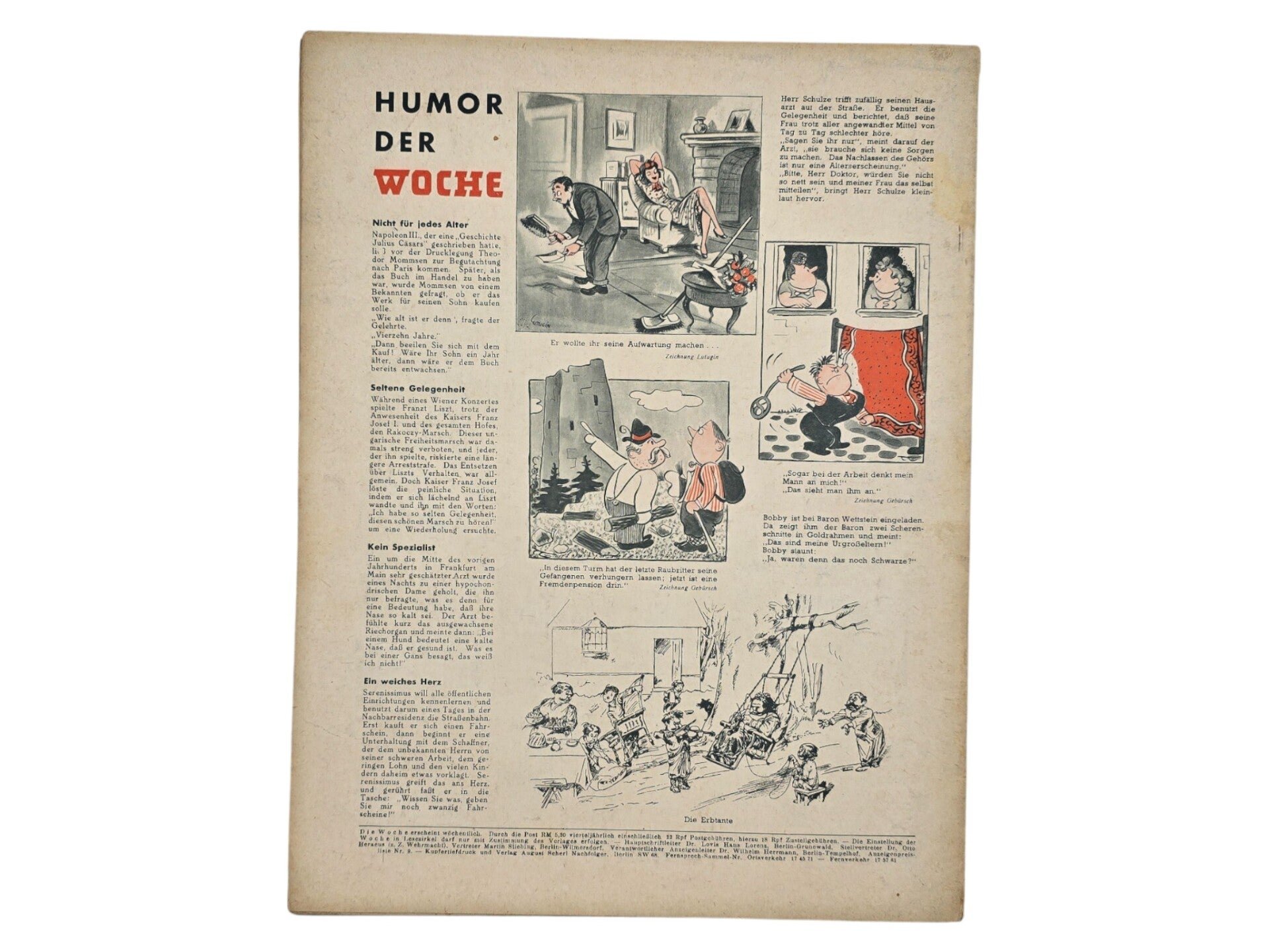 Original WW2 German Magazine - Die Woche No. 9, Fallschirmjäger als Panzerknacker (1944) — image 4