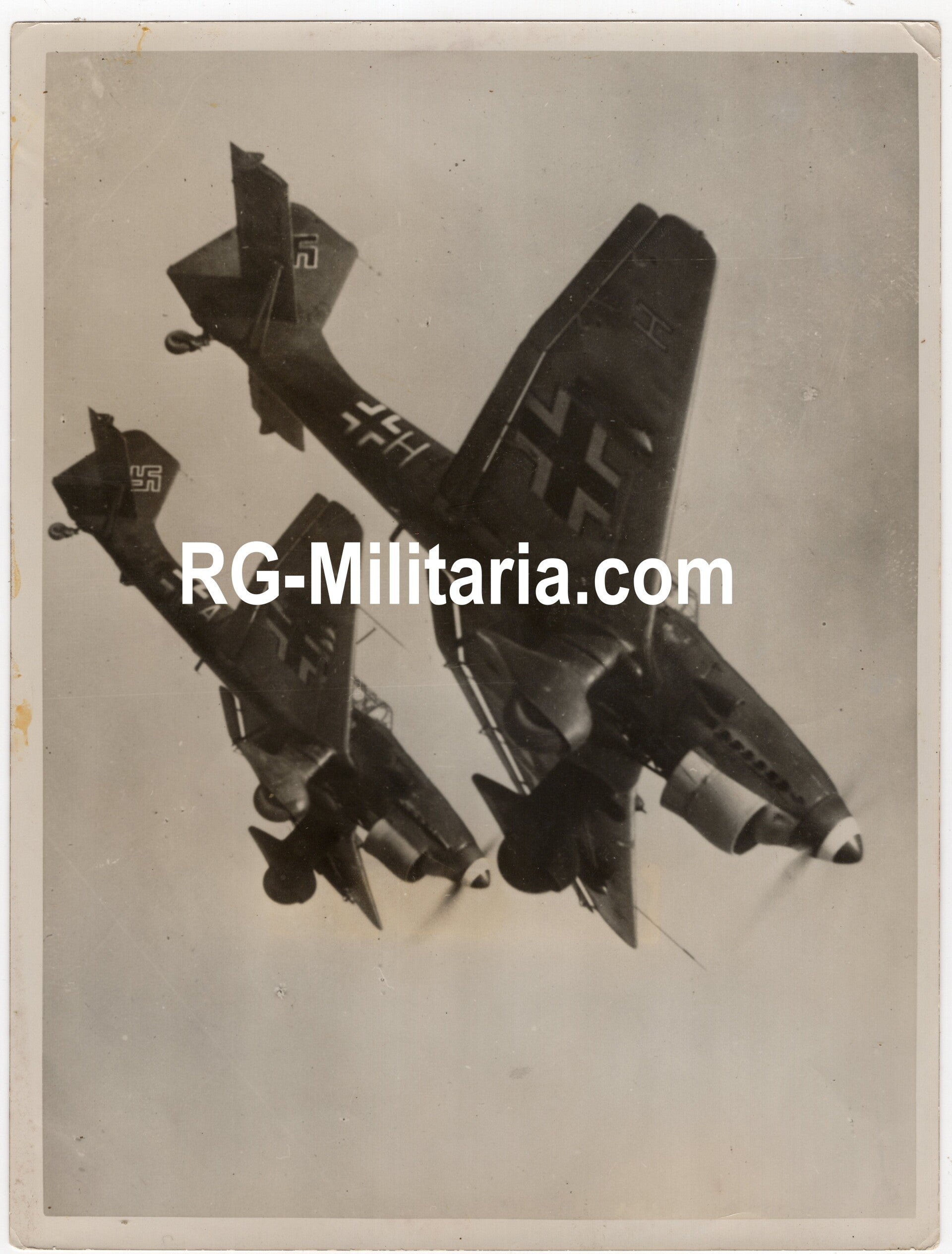 Original WW2 German Press Photo - German Luftwaffe airplane Stuka (1940) — image 3