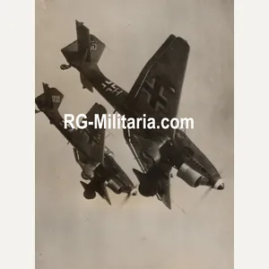 Original WW2 German Press Photo - German Luftwaffe airplane Stuka …