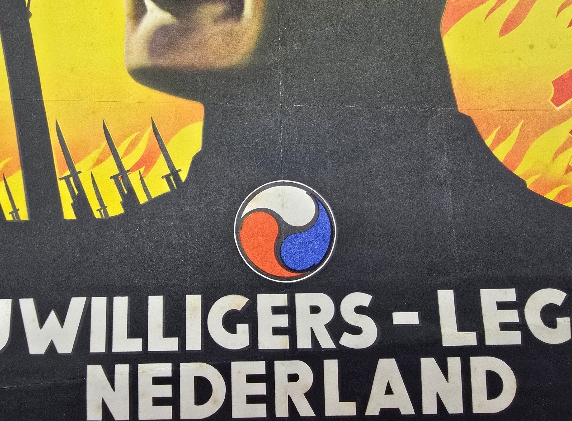 Original WW2 Dutch Waffen SS Poster - Neemt dienst bij het Vrijwilligers Legioen Nederland (1941) — image 6