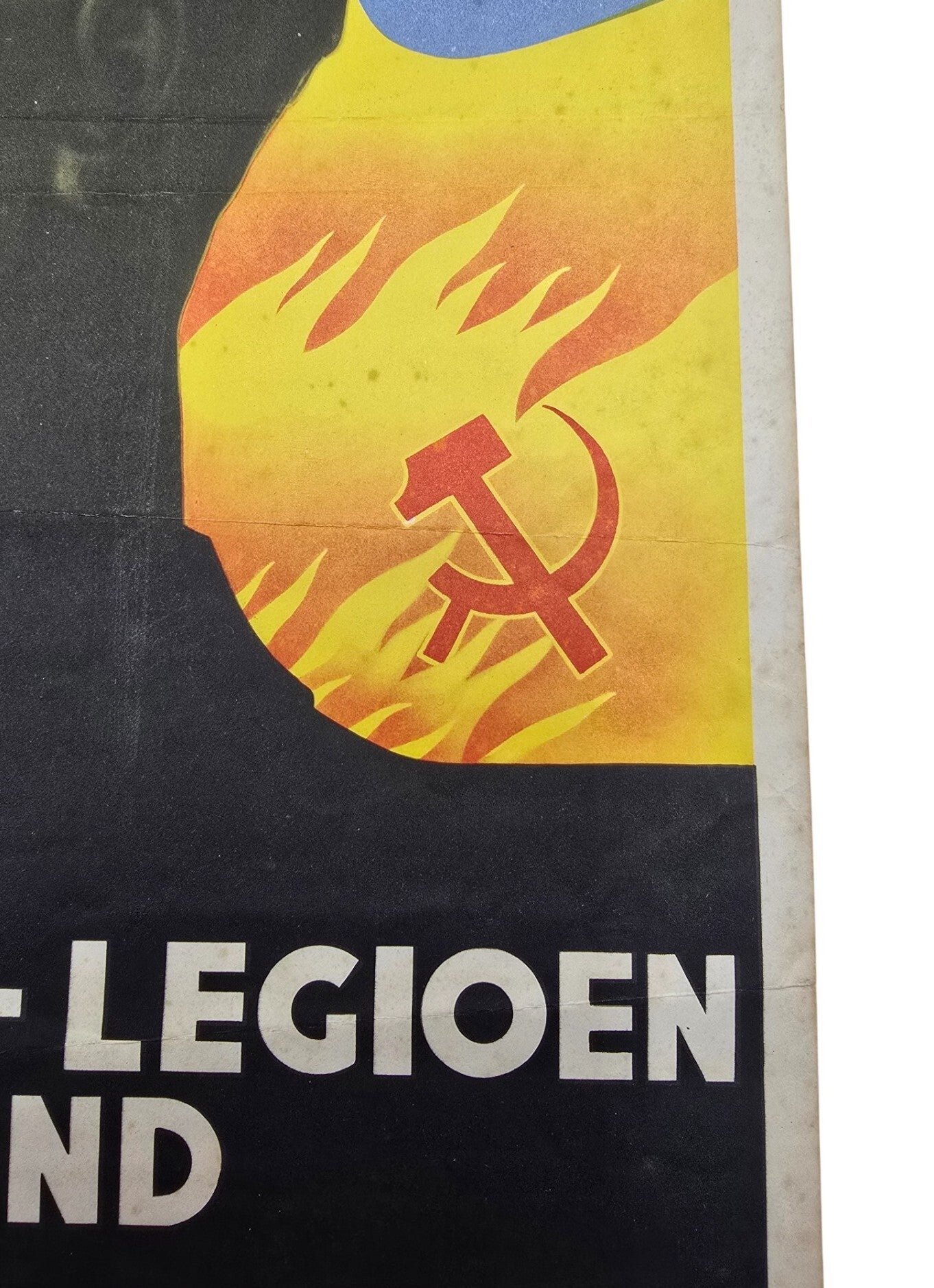 Original WW2 Dutch Waffen SS Poster - Neemt dienst bij het Vrijwilligers Legioen Nederland (1941) — image 7