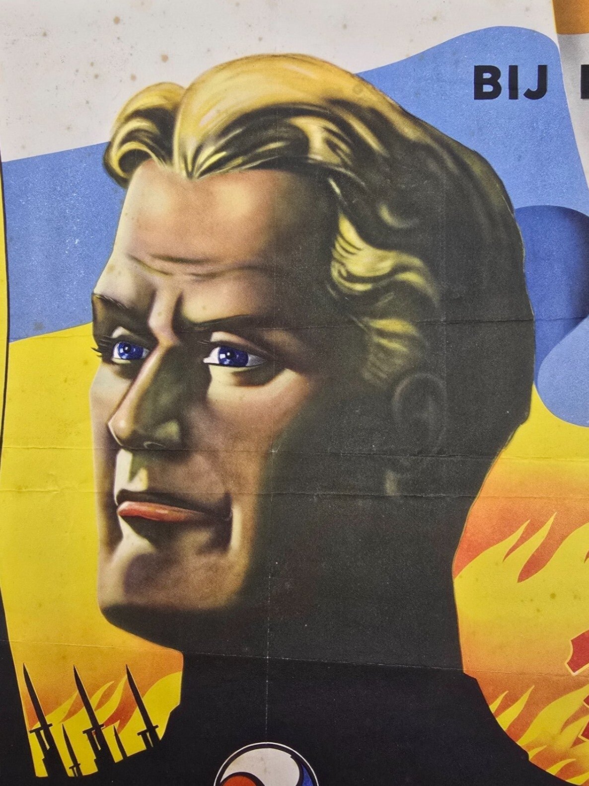 Original WW2 Dutch Waffen SS Poster - Neemt dienst bij het Vrijwilligers Legioen Nederland (1941) — image 8