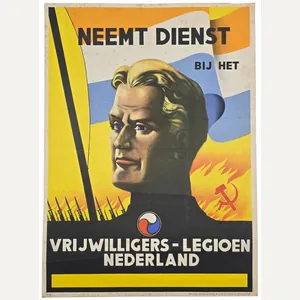 Original WW2 Dutch Waffen SS Poster - Neemt dienst bij …
