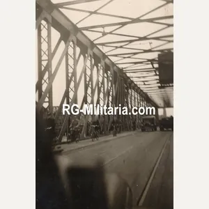 Original WW2 German Photo - Flak post above the Moerdijk …