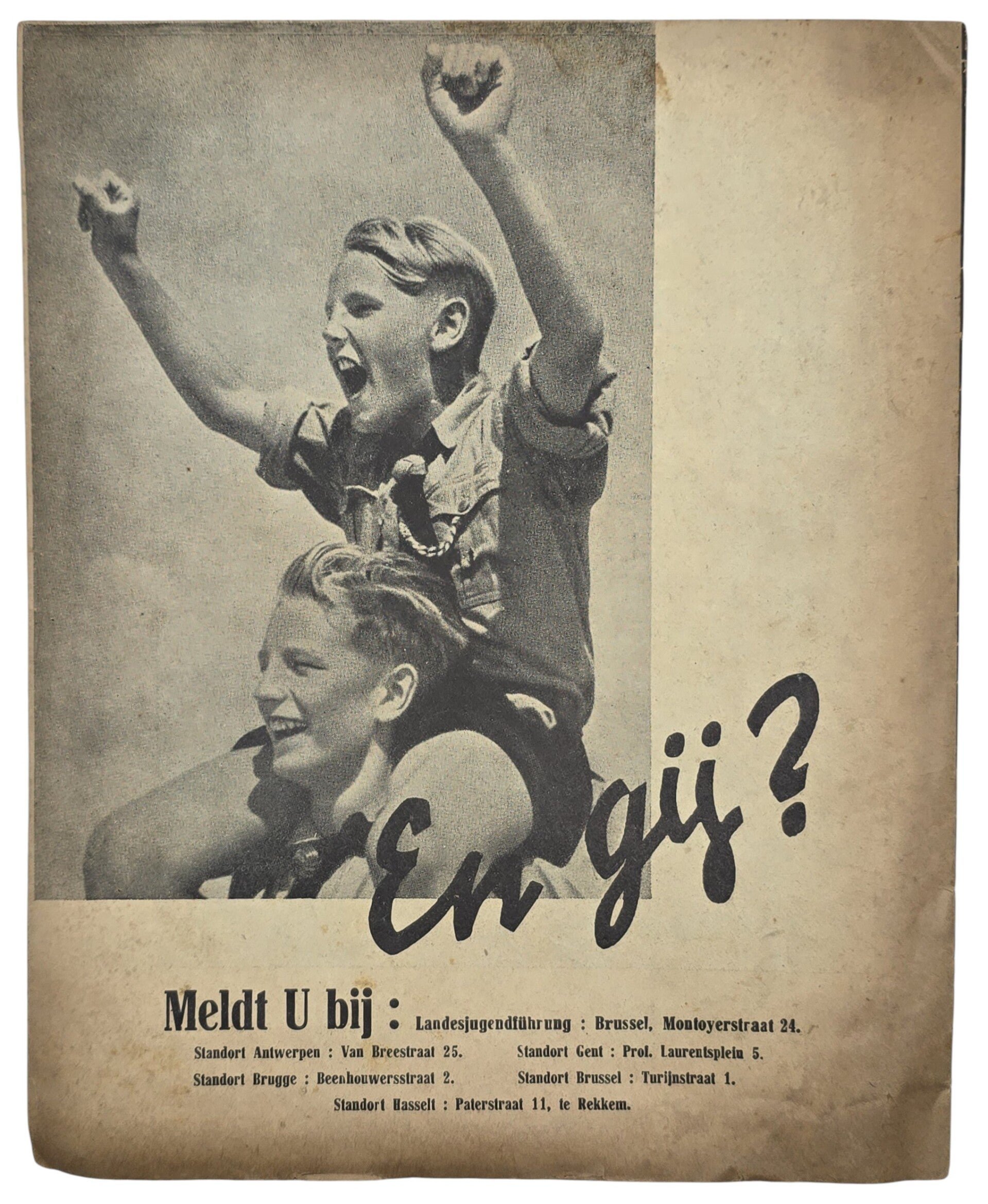 Original WW2 Flemish HJ Brochure - Wat wil de HJ Vlaanderen? (1943) — image 5