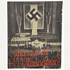 Original WW2 Flemish HJ Brochure - Wat wil de HJ …