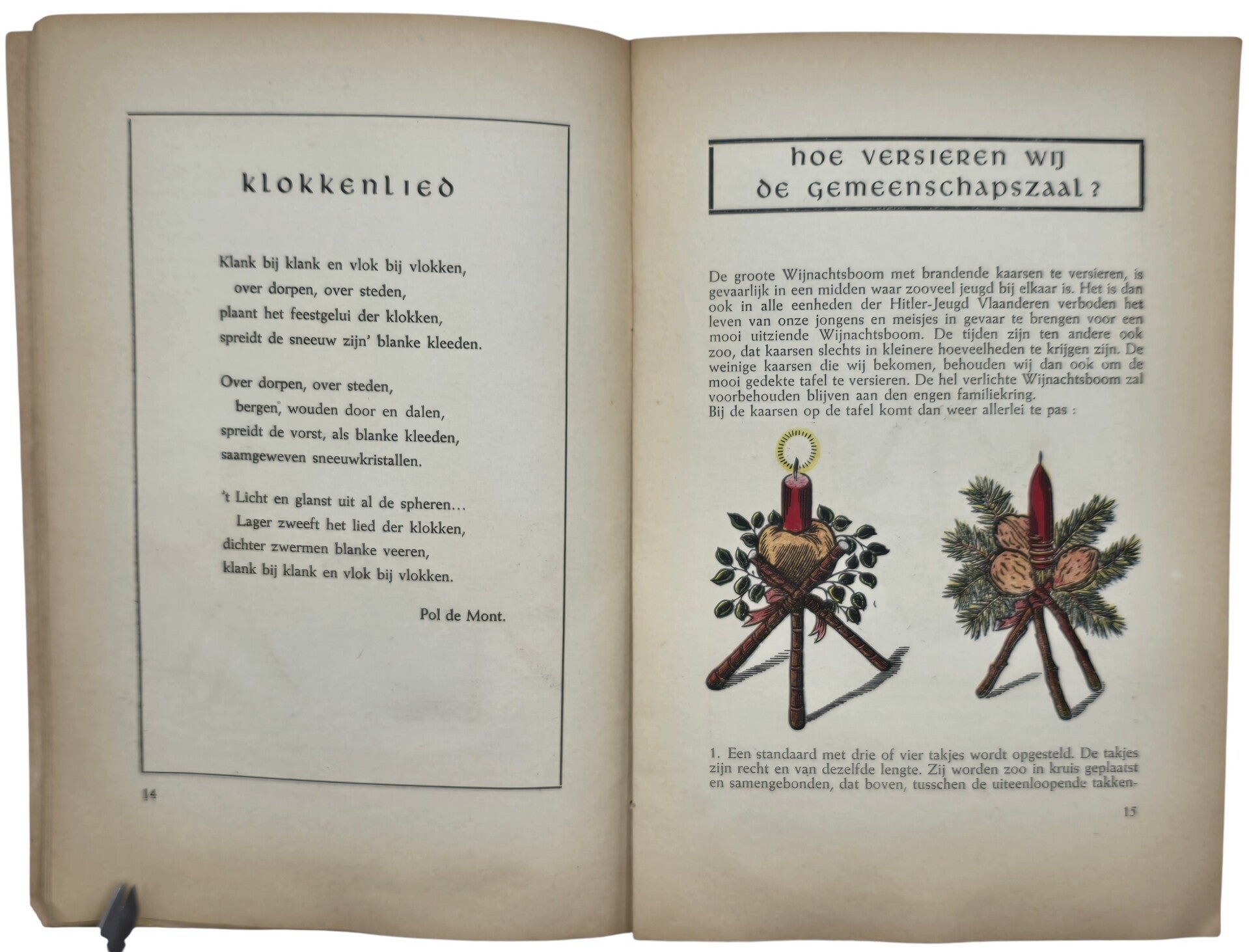 Original WW2 Flemish HJ Brochure - Führerdienst Hitler Jeugd Vlaanderen, December (1943) — image 4