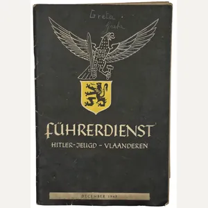 Original WW2 Flemish HJ Brochure - Führerdienst Hitler Jeugd Vlaanderen, …