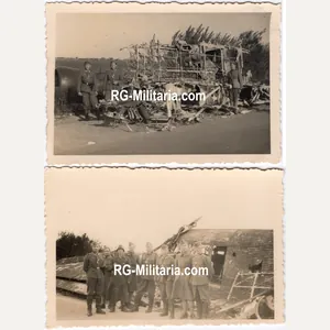 Original WW2 German Photo - German and Dutch soldiers at …