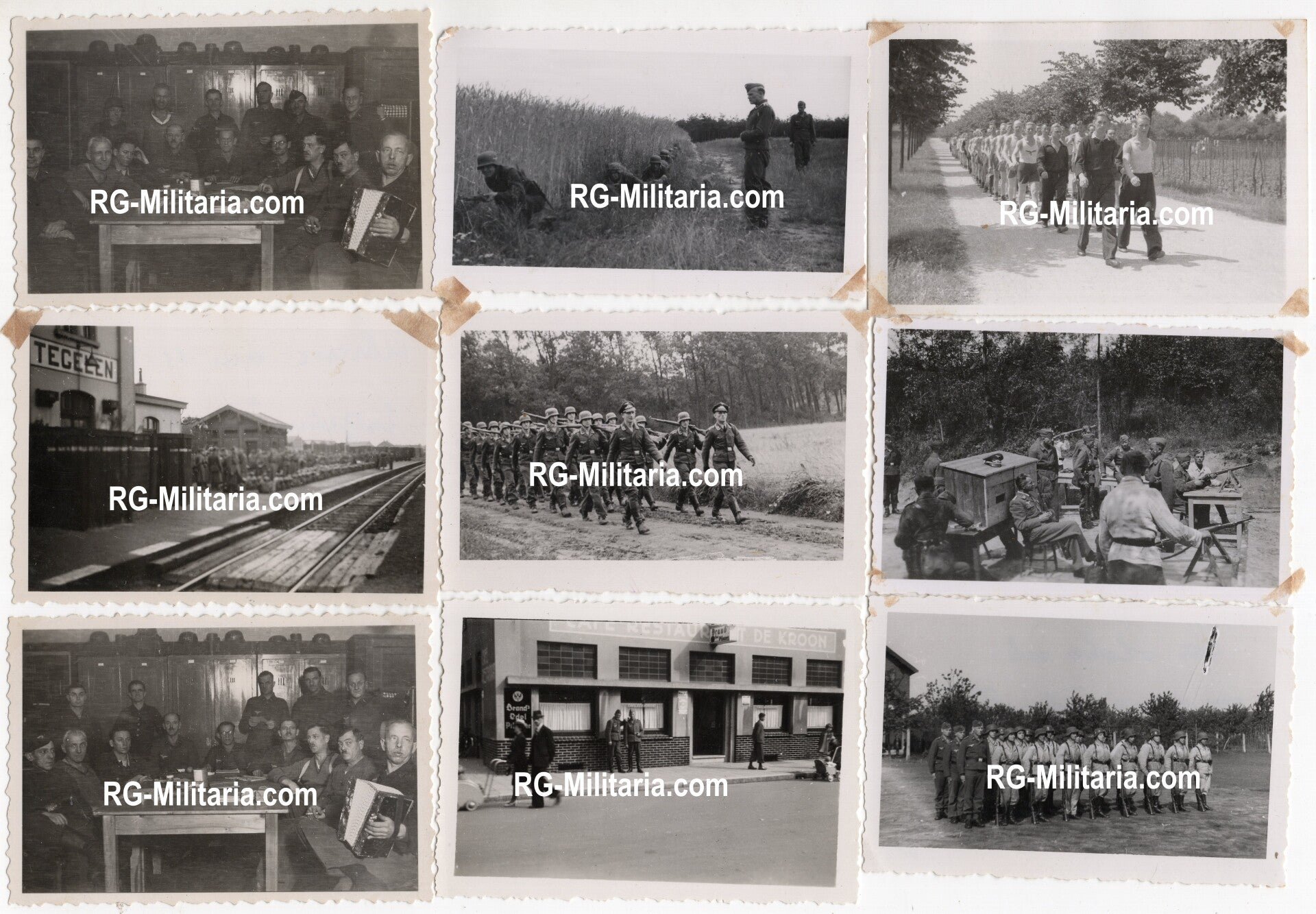 Original WW2 German Photo - Photo series Luftwaffe in Stely & Tegelen, Limburg, Holland — image 4