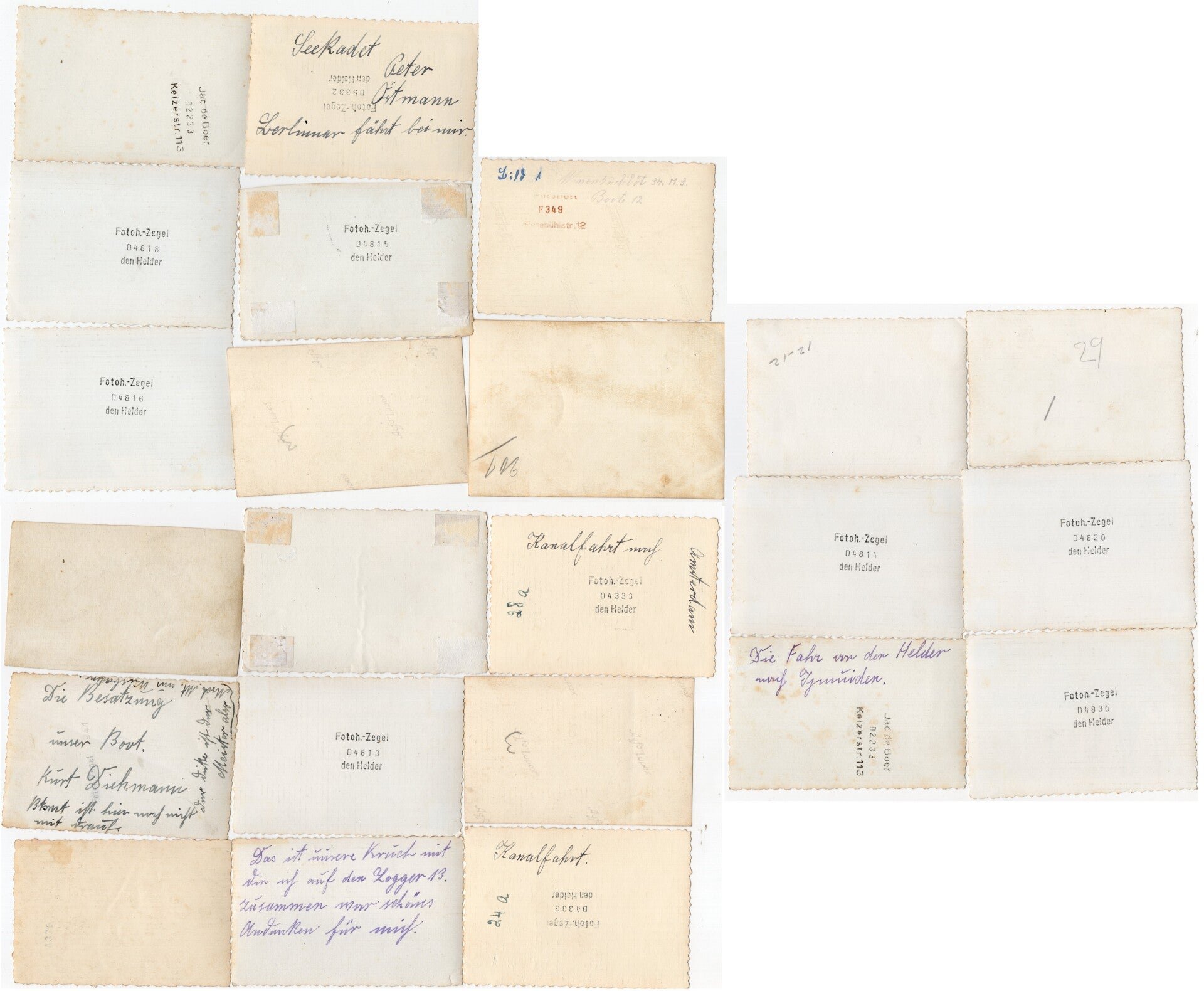 Original WW2 German Photo - Photo series Kriegsmarine in Den Helder, Amsterdam & IJmuiden, Holland — image 13