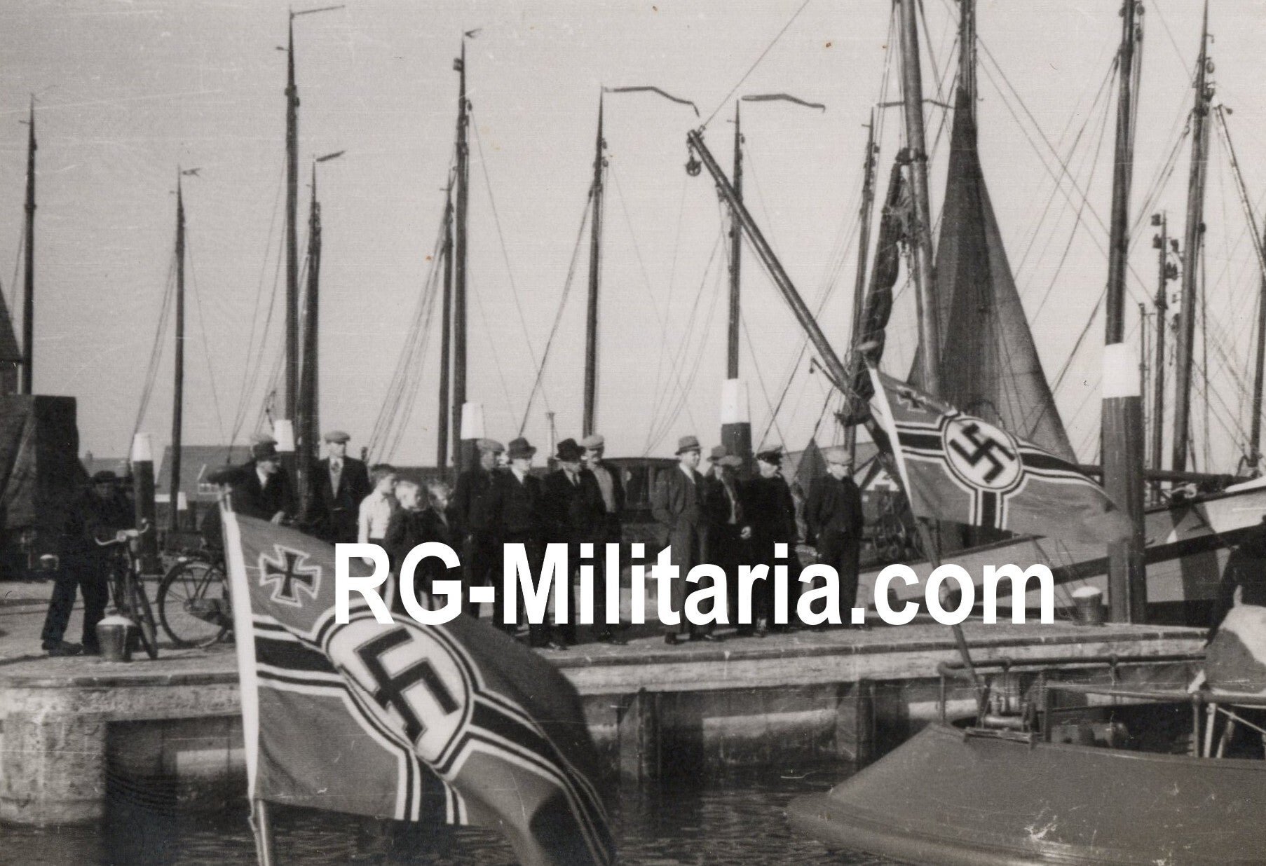 Original WW2 German Photo - Photo series Kriegsmarine in Den Helder, Amsterdam & IJmuiden, Holland — image 22