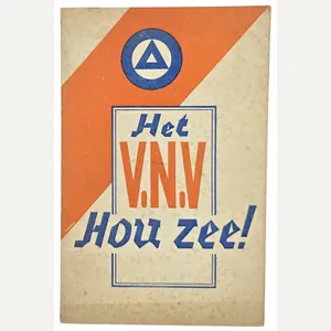 Original WW2 Flemish Collaboration VNV Brochure - Het VNV Hou …