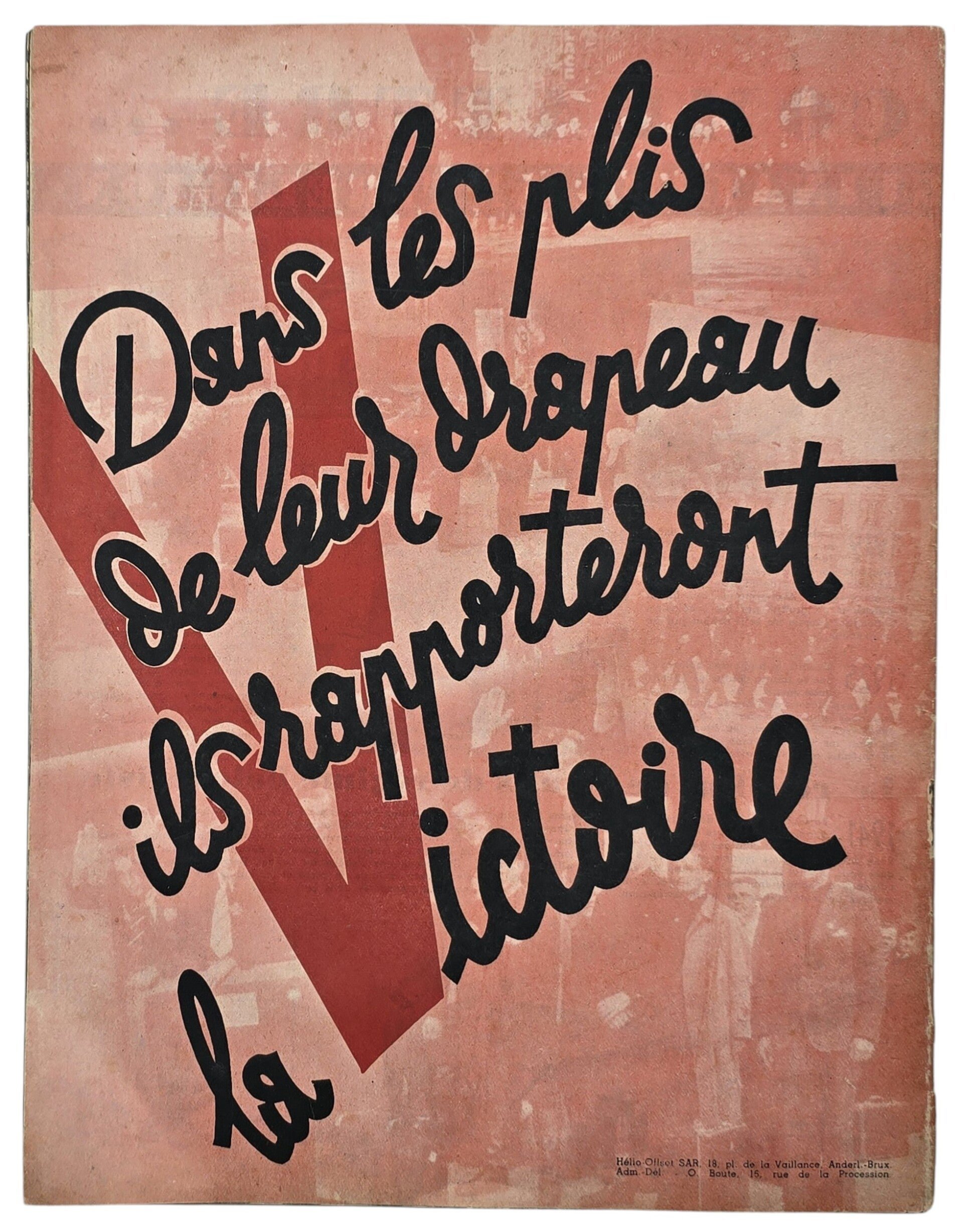 Original WW2 Walloon Collaboration Brochure - REX La Legion Wallonie, Leon Degrelle (1941) — image 9