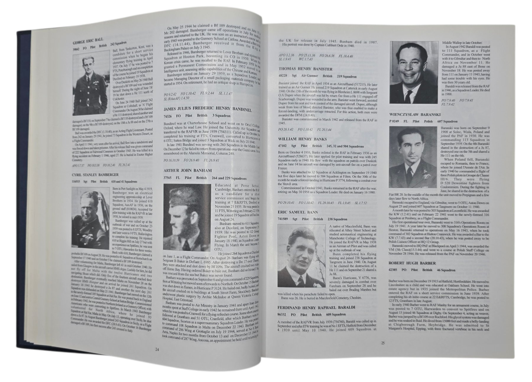 Original English Book – Men of the Battle of Britain, Kenneth G. Wynn, signed by WWII veterans (1999) — image 5