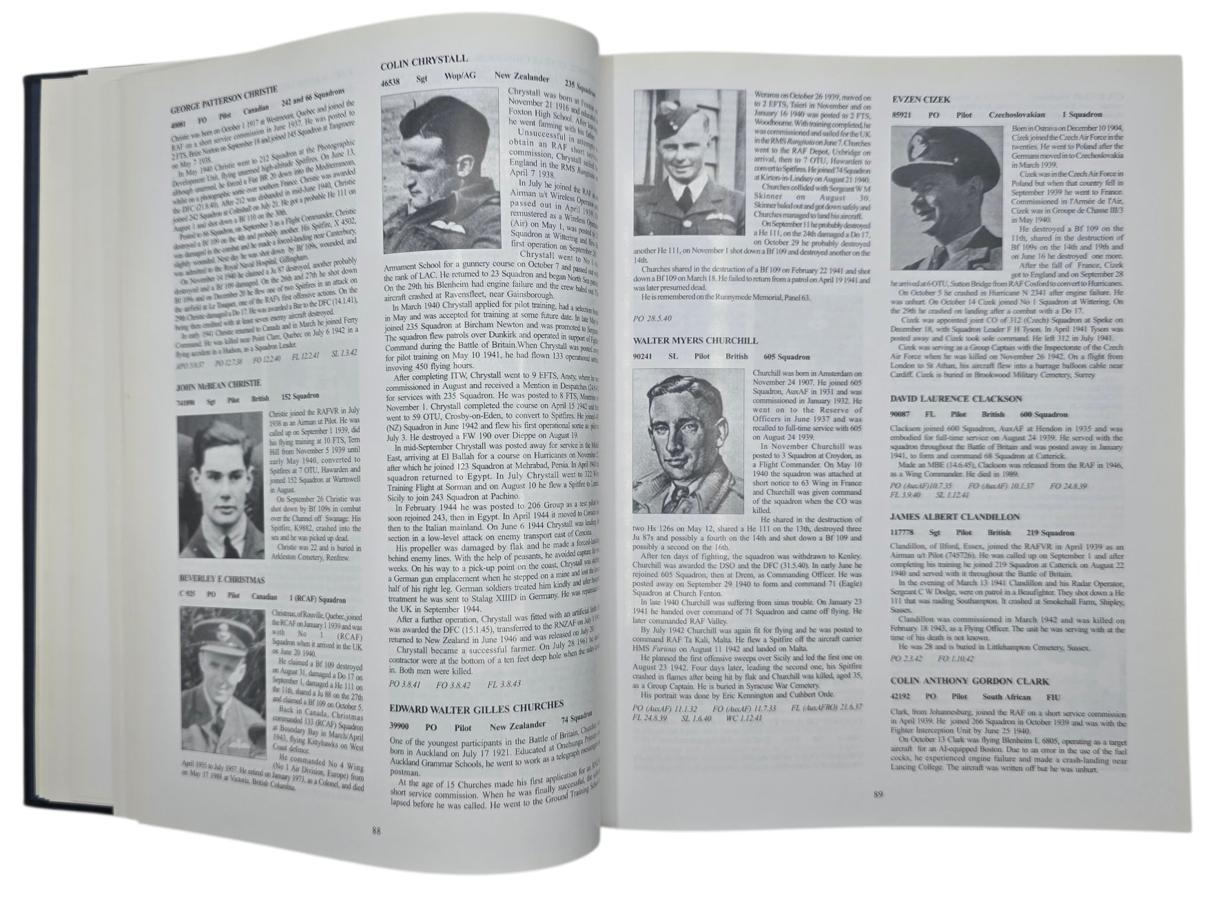 Original English Book – Men of the Battle of Britain, Kenneth G. Wynn, signed by WWII veterans (1999) — image 6