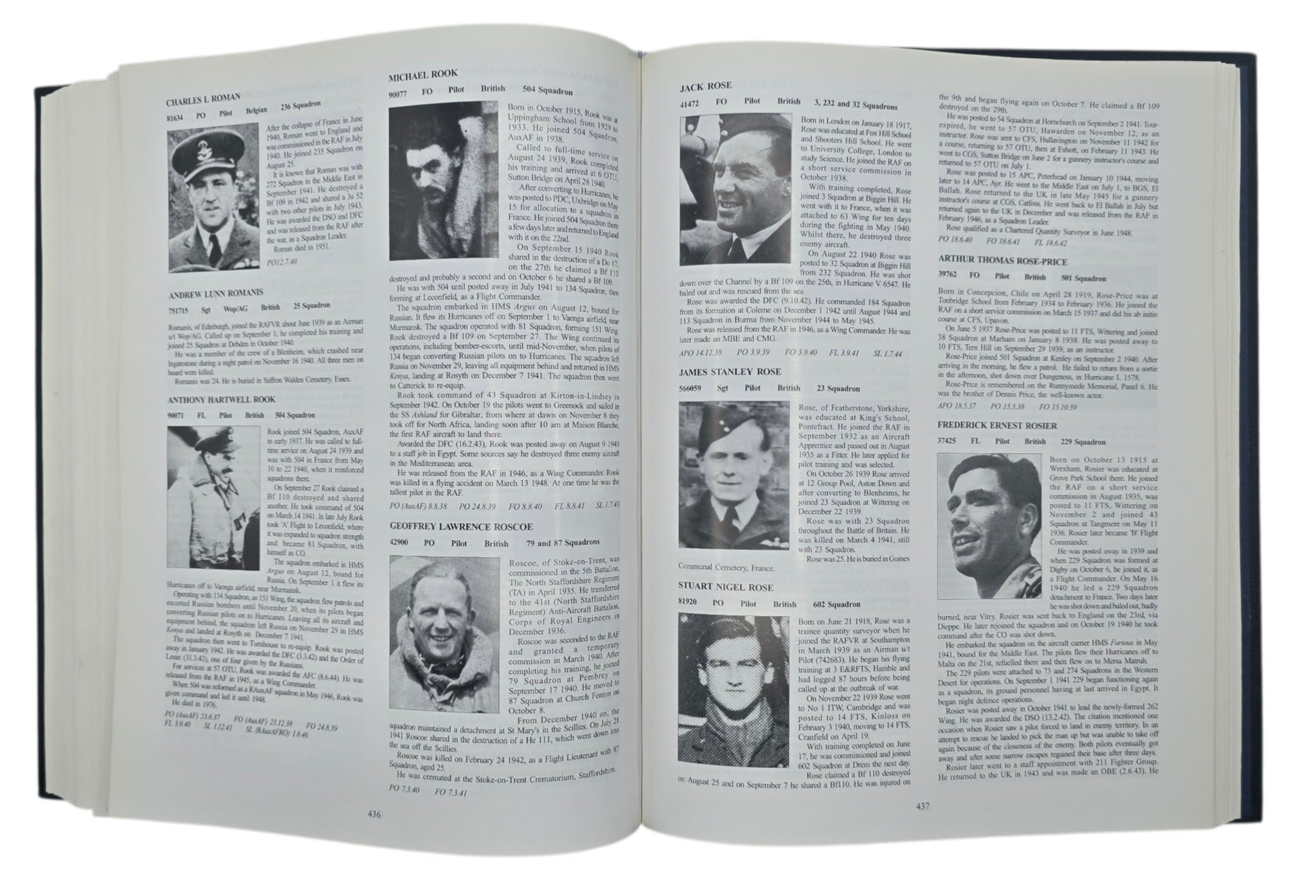 Original English Book – Men of the Battle of Britain, Kenneth G. Wynn, signed by WWII veterans (1999) — image 9