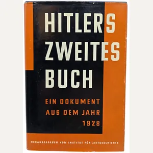 Original German Book – Hitlers zweites Buch: Ein Dokument aus …