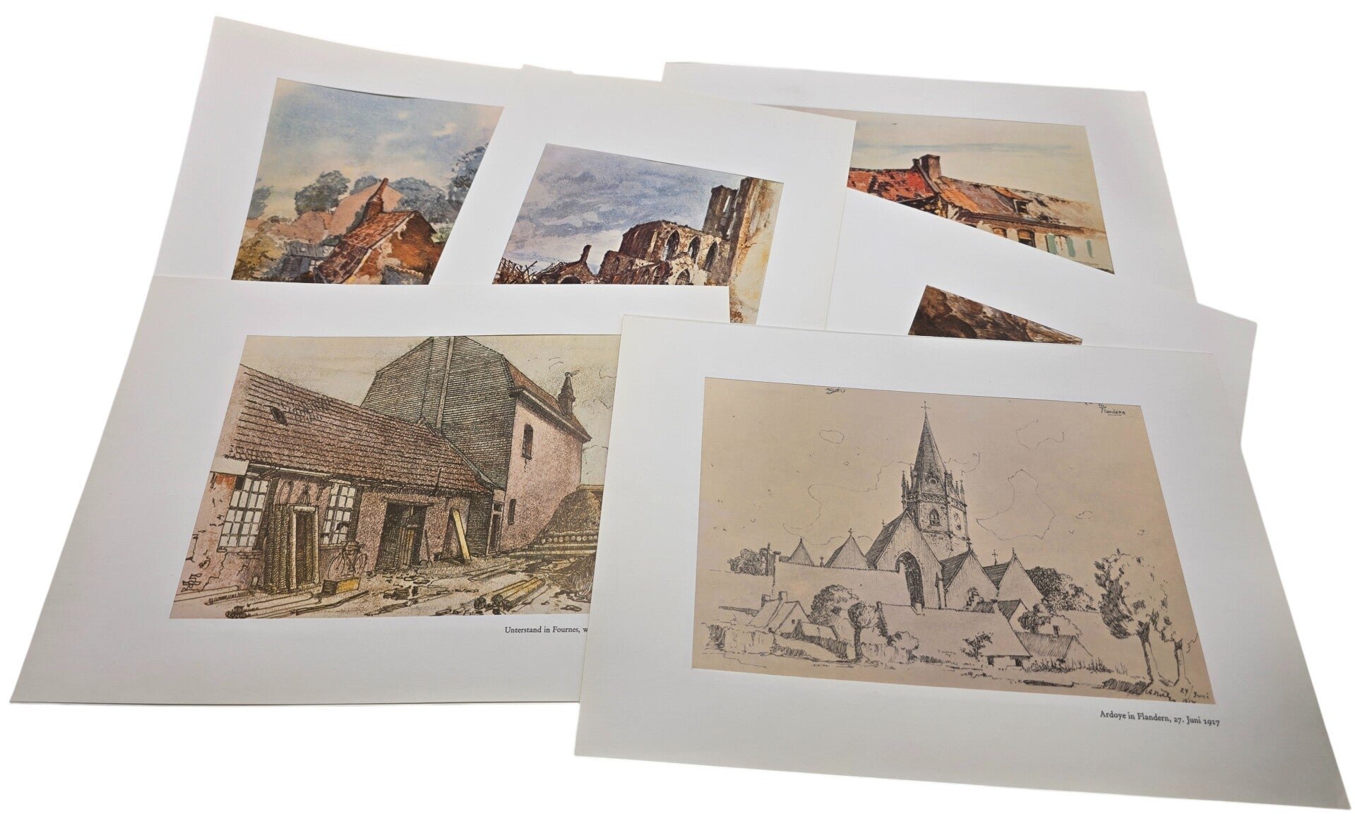 Original German Book – Aquarelle, Adolf Hitler (1935) facsimile copy! — image 2