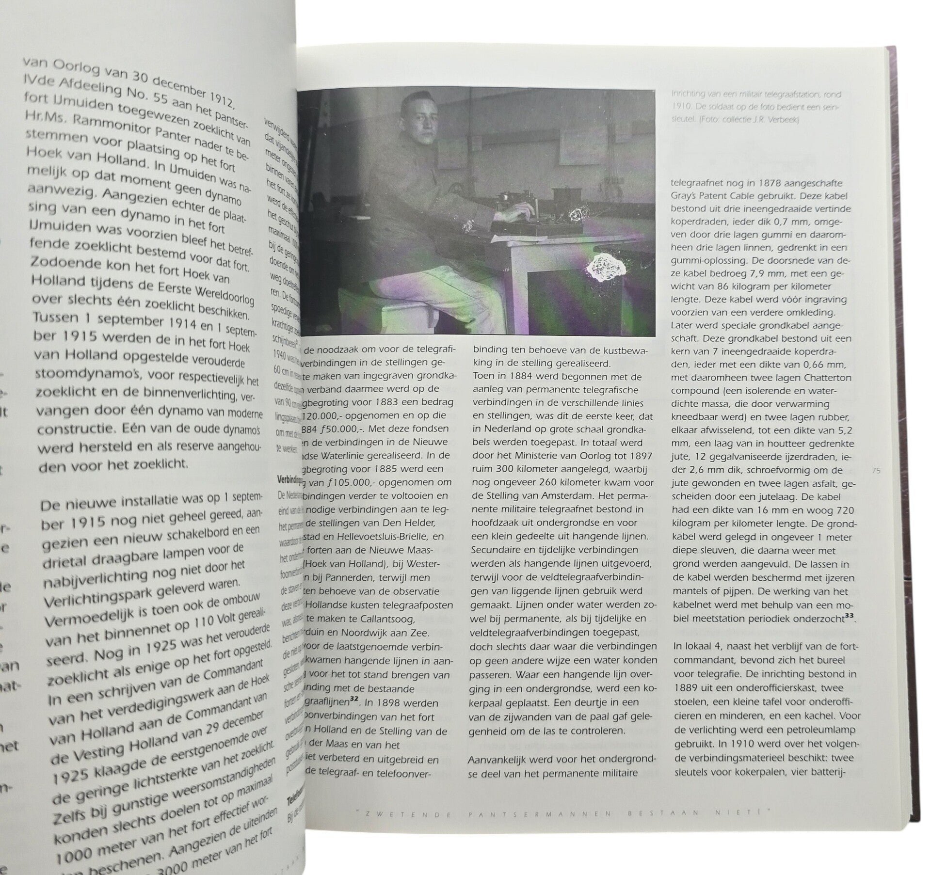 Original Dutch Book – 'Zwetende pantsermannen bestaan niet!': De geschiedenis van het fort aan den Hoek van Holland en haar bewoners, J. R. Verbeek (2006) — image 4