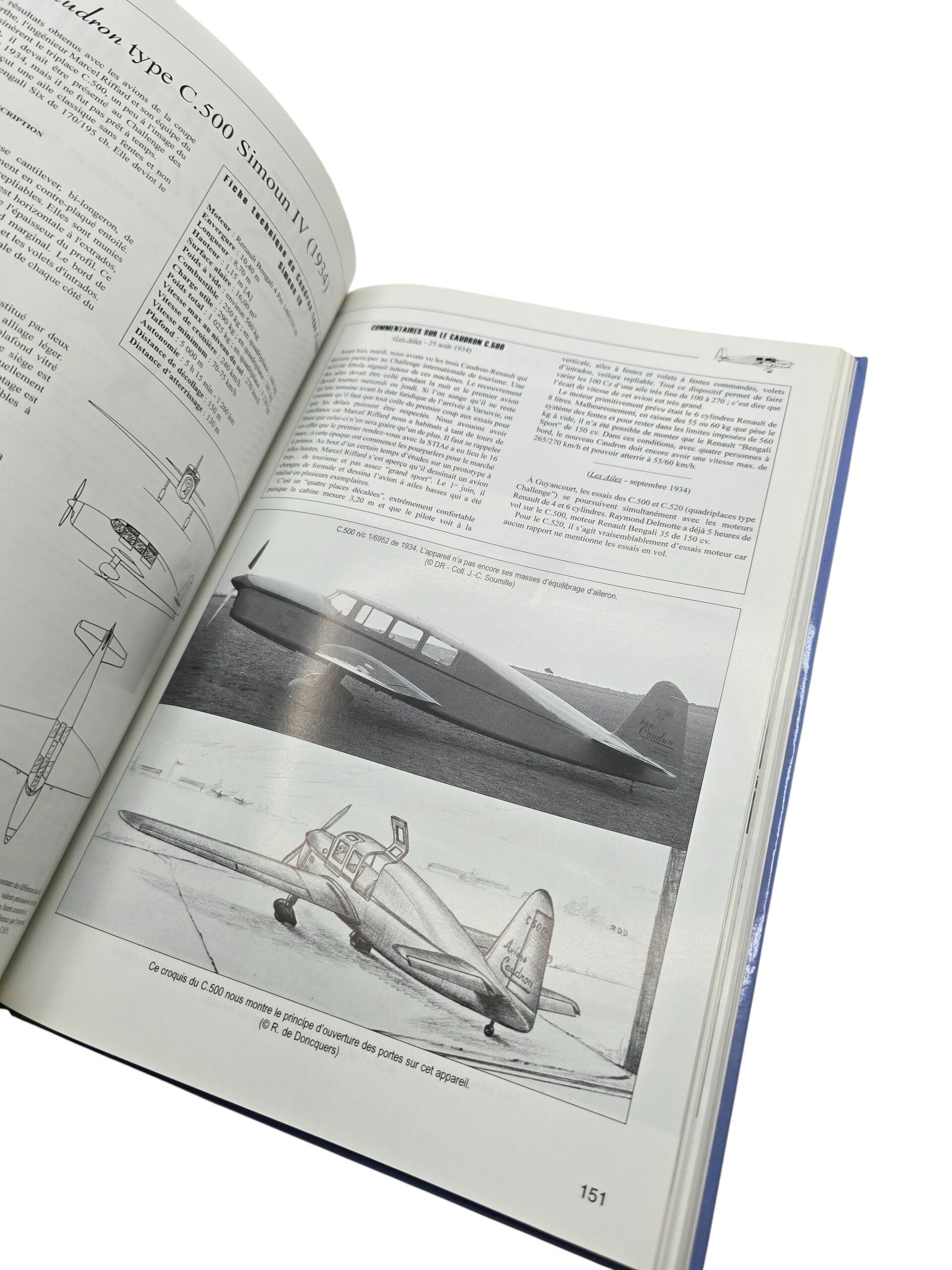 Original French Book – Les Avions Caudron, Tome II, André Hauet (1998) — image 3