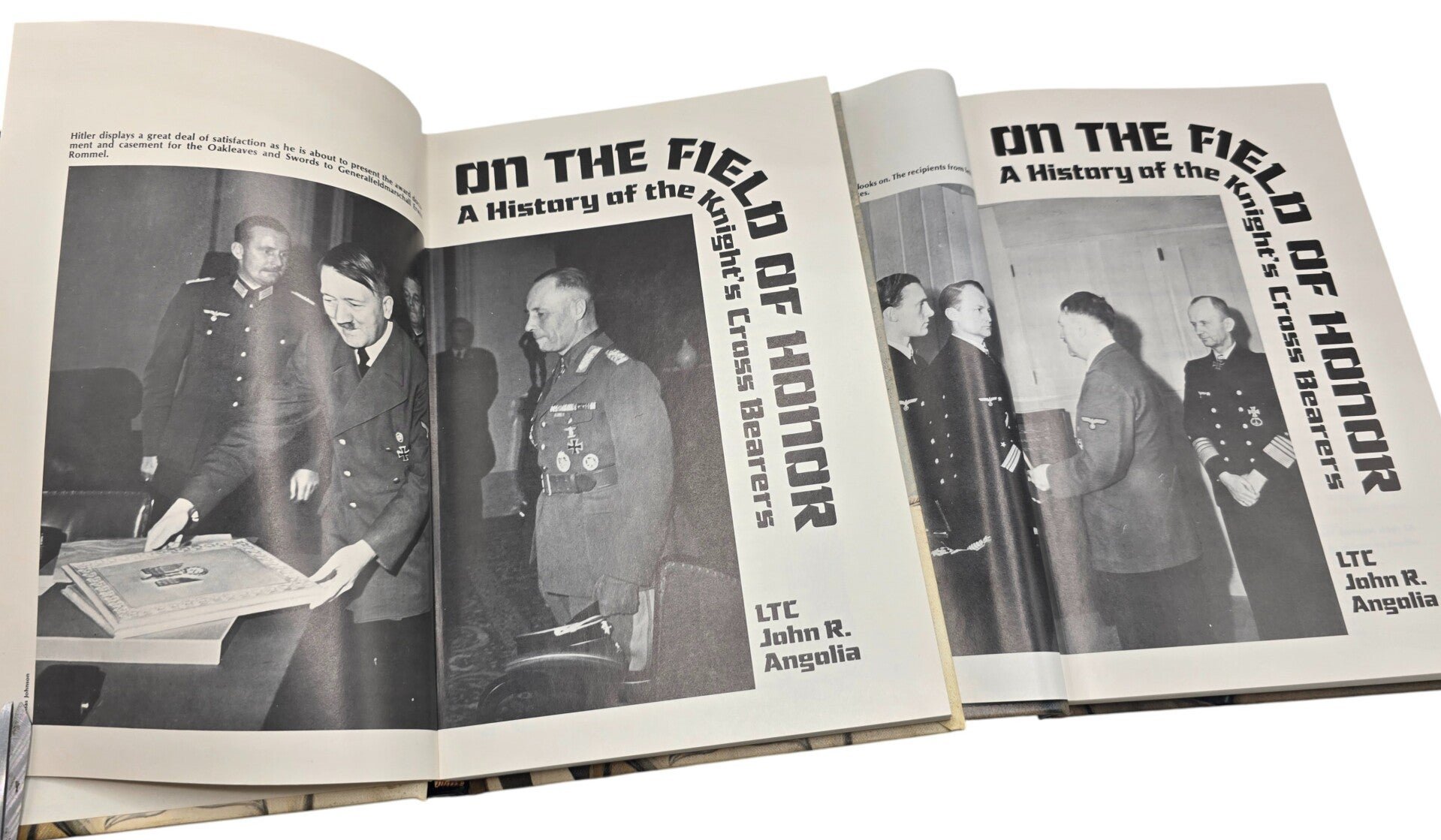 Original English Book – On the Field of Honor: A History of the Knight's Cross Bearers, volume 1 + 2, John R. Angolia (1979) — image 2
