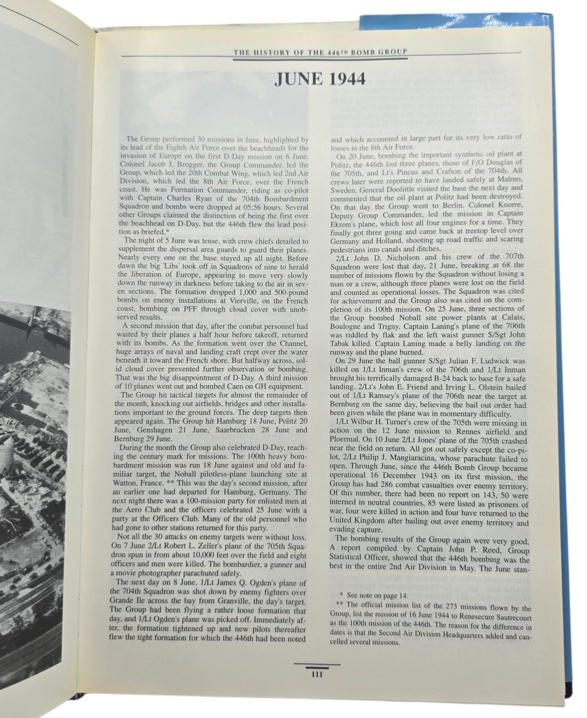 Original English Book – The History of the 446th Bomb Group (H) 1943–1945, compiled by Harold E. Jansen (1993) — image 3