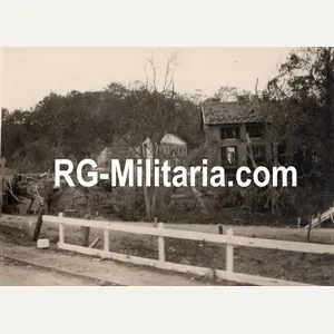 Original WW2 German Photo - Destroyed bridge and houses, Rhenen, …