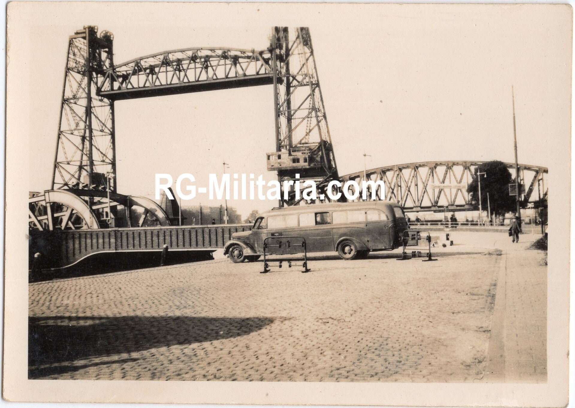 Original WW2 German Photo - Rotterdam de Hef bridge, Holland (1940) — image 3