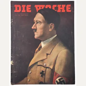 Original WW2 German Magazine - Die Woche No. 36, Adolf …