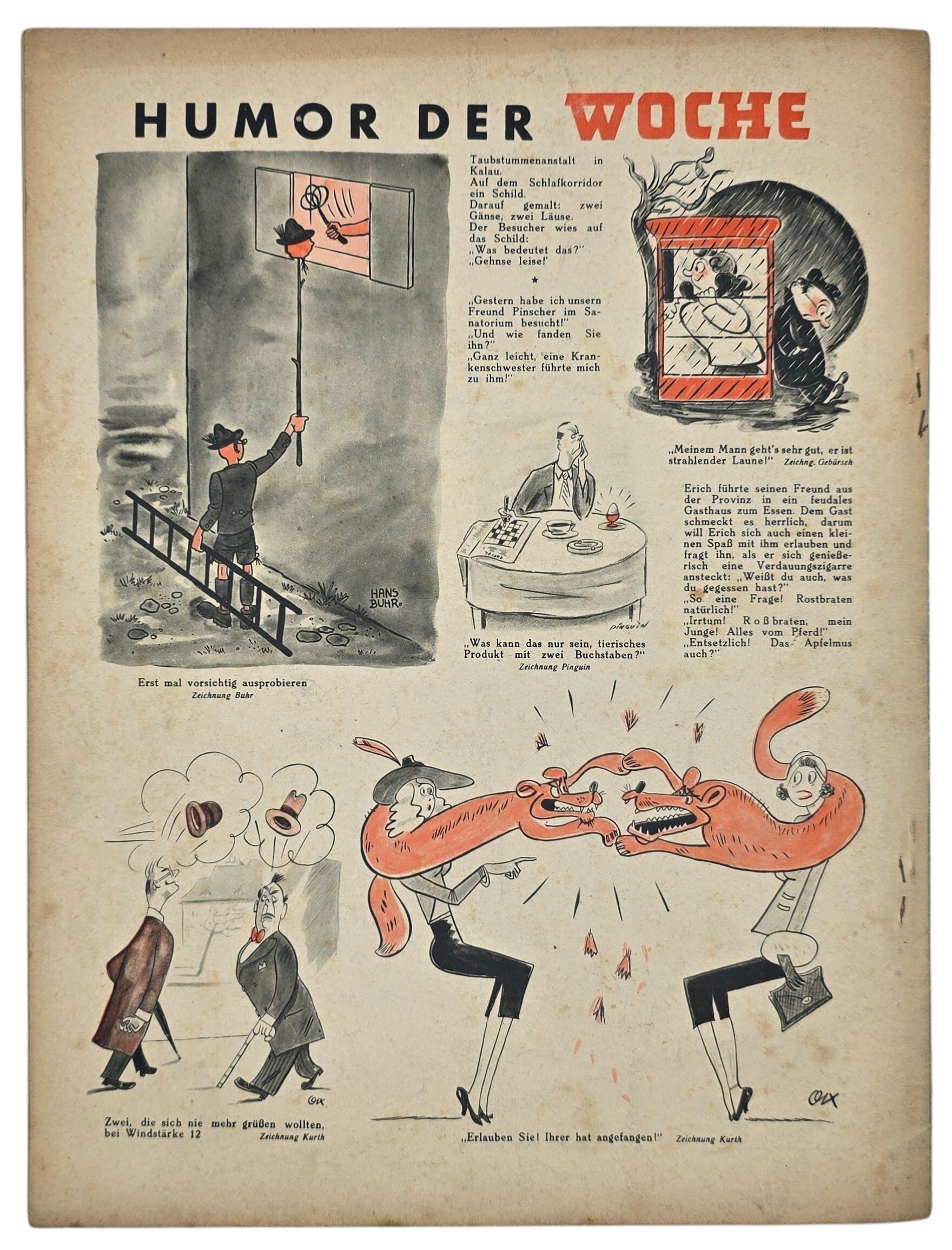 Original WW2 German Magazine - Die Woche No. 36, Großadmiral Dönitz & Herbert Wohlfarth (1941) — image 4